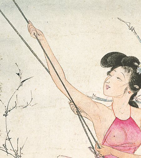 平江-胡也佛的仕女画和最知名的金瓶梅秘戏图